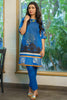 AlKaram MAK Spring/Summer 2020 – Two Piece Printed Cambric Suit With Cambric Trouser - MAK-F-002-20-Blue