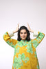 AlKaram MAK Spring/Summer Volume 2 – 2 Piece Printed Suit with Digital Printed Stole - MAK-G-003-19-2-Mustard