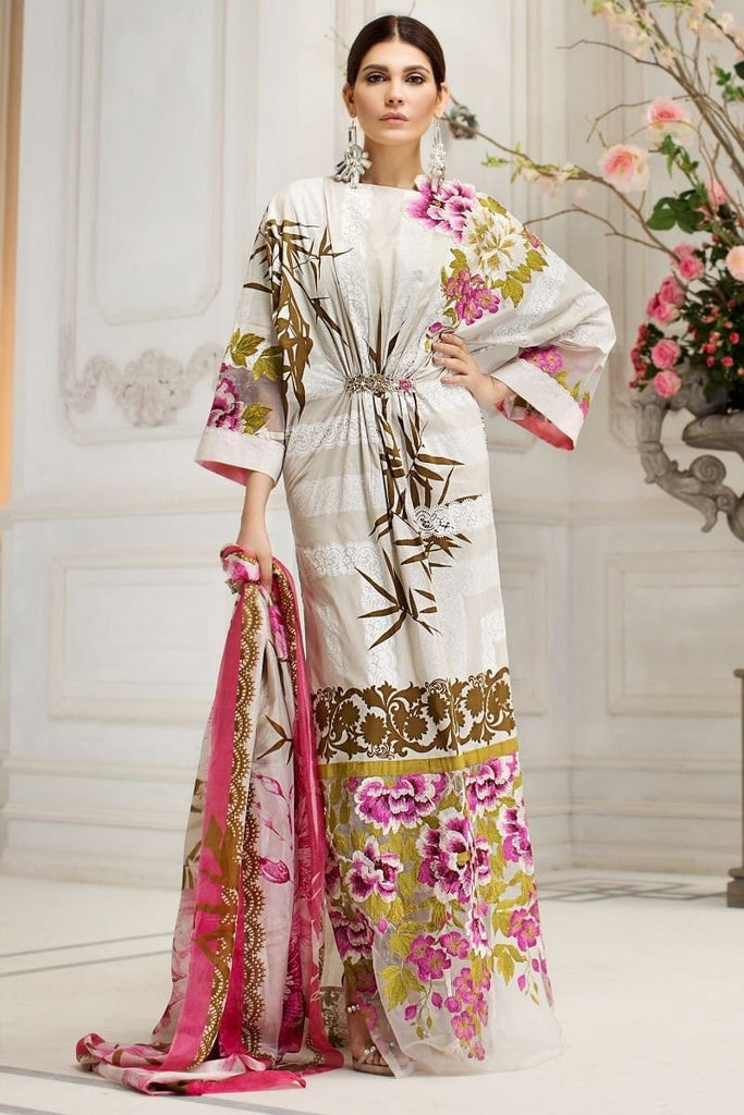 Sana Safinaz Spring/Summer Lawn Collection 2017 – 08A