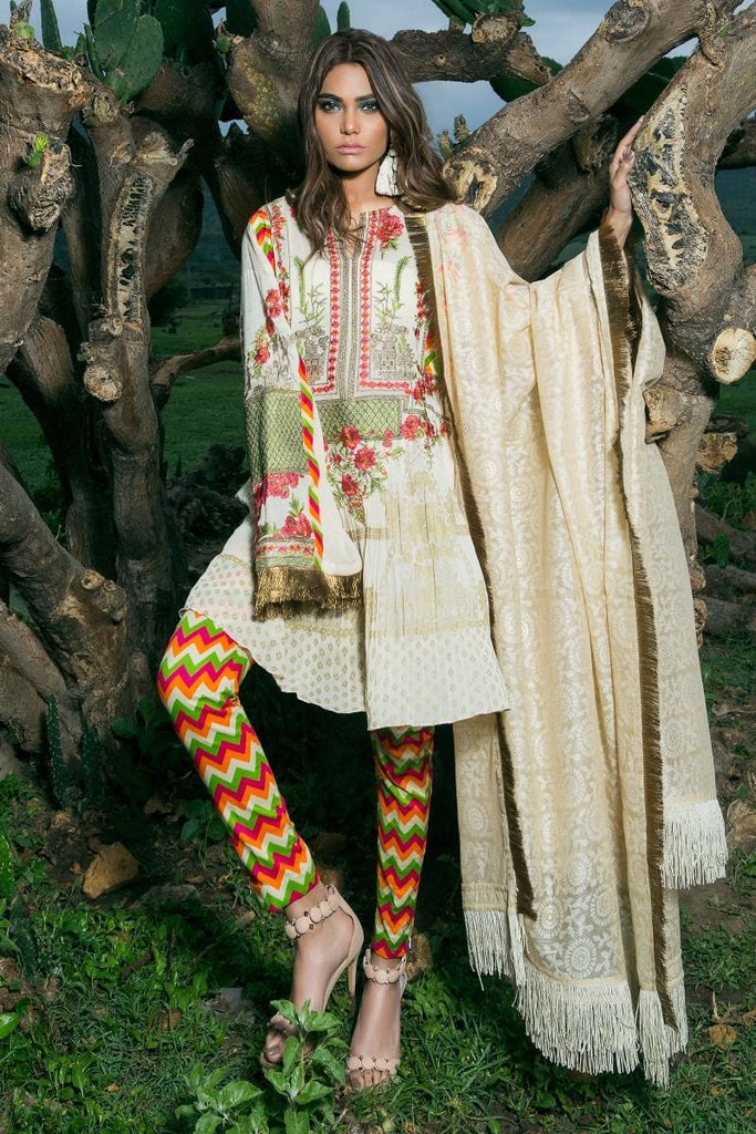 Sana Safinaz Lawn Collection 2018 – 02A