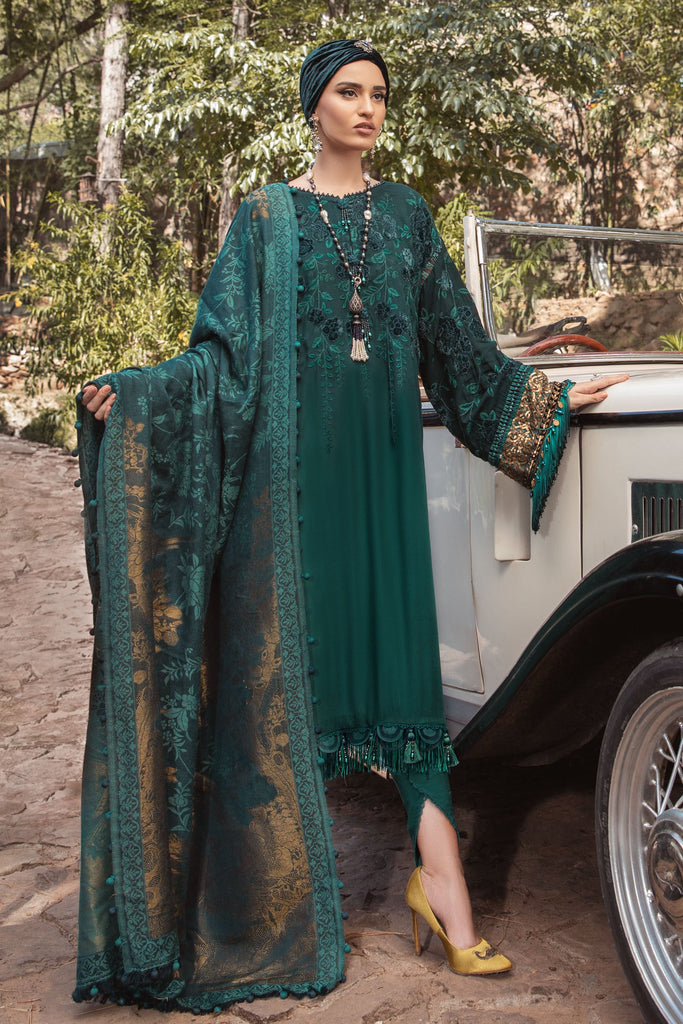 MARIA.B. Linen Luxury Winter Collection 2022 – DL-1005-Teal