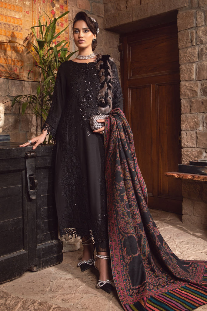 MARIA.B. Linen Luxury Winter Collection 2022 – DL-1012-Black