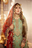 MARIA.B. MBroidered Wedding Collection – Coral in Sea green (BD-2303)