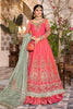 MARIA.B. Mbroidered Heritage Edition 2022 – Salmon Pink and Feroza (BD-2402)
