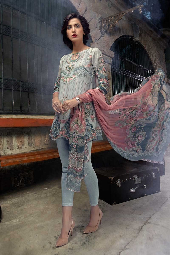 MARIA.B. M.Prints Winter Collection 2018 – MPT-409-B-Light Blue