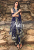 Motifz Embroidered Crinkle Chiffon Collection '16 – Navy Blue 1270 - YourLibaas
 - 4