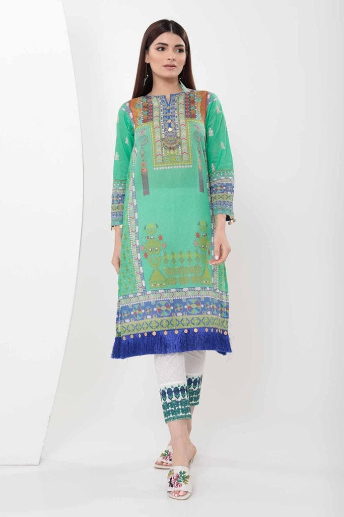 Khaadi Mid Summer Lawn Collection 2018 – N18306 Green 2Pc
