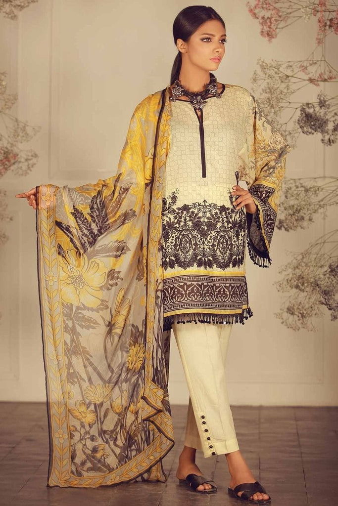 Khaadi Summer Lawn Collection 2018 Vol-2 – R18201 Yellow