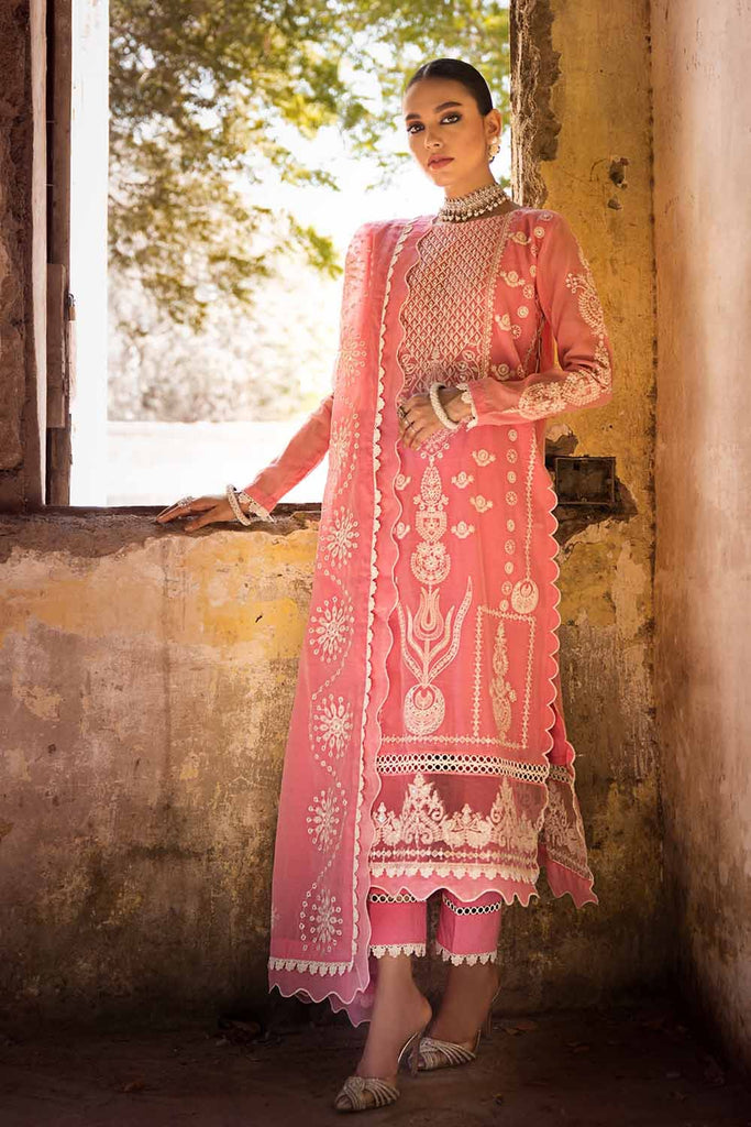 Gul Ahmed Festive – 3PC Foil Embroidered Paper Cotton Suit with Foil Embroidered Paper Cotton Dupatta FE-32086