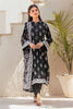 Gul Ahmed Monochrome Black & White – 3PC Unstitched Printed Lawn Suit B-32030