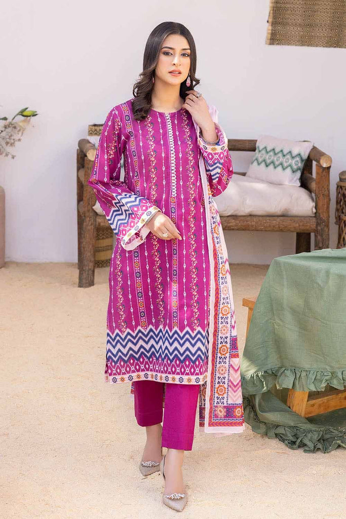 Gul Ahmed 2023 – 3PC Lawn Printed Suit CL-32328 B