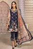 Shanaya by Saadia Asad Festive Lawn Collection 2019 – D3 Navy Blue