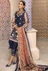 Shanaya by Saadia Asad Festive Lawn Collection 2019 – D3 Navy Blue
