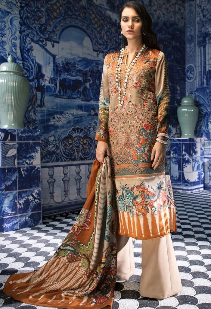 Sana Safinaz Silk Collection  – Zinia - 03A