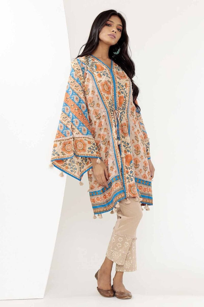 Khaadi Mid Summer Lawn Collection 2018 – T18302 Beige 2Pc