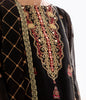 Zellbury Luxury Collection – Embroidered Shirt Shalwar Dupatta - Black - Chiffon Suit-0293 WULC23E30293