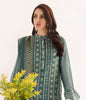 Zellbury Luxury Collection – Embroidered Shirt Shalwar Dupatta - Green - Khaddi Net Suit-0359 WULC23E30359