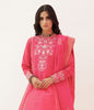 Zellbury Luxury Collection – Embroidered Shirt Shalwar Dupatta - Pink - Lawn Suit WULC22E30351