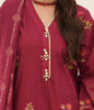 Zellbury Luxury Collection – Embroidered Shirt Shalwar Dupatta - Purple - Lawn Suit WULC22E30354