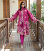 Zellbury Winter Collection  2023 – Embroidered Shirt Shalwar Dupatta - Hibiscus Pink - Khaddar Suit - 0086 - WUW22E30086